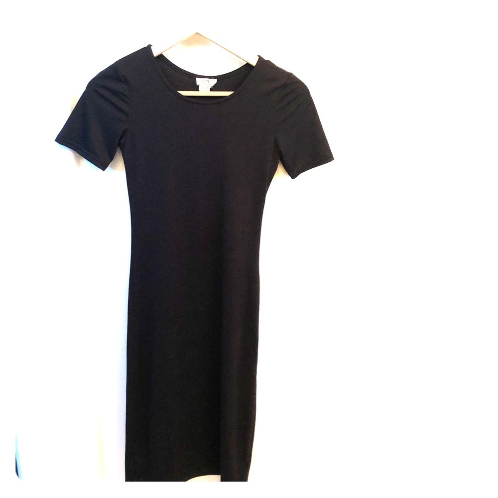 Black Body Con Midi Dress size Small